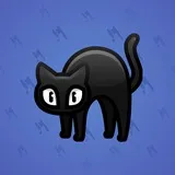 Scared Cat #5466 Scared Cat #5466