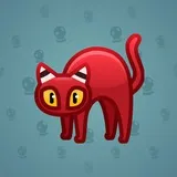 Scared Cat #5508 Scared Cat #5508