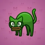 Scared Cat #5539 Scared Cat #5539