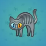 Scared Cat #5574 Scared Cat #5574