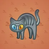 Scared Cat #5639 Scared Cat #5639