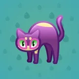 Scared Cat #5908 Scared Cat #5908