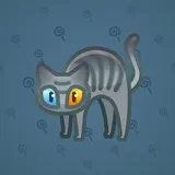 Scared Cat #5919