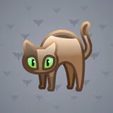 Scared Cat #6048 Scared Cat #6048