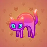 Scared Cat #6065 Scared Cat #6065