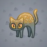 Scared Cat #6106 Scared Cat #6106
