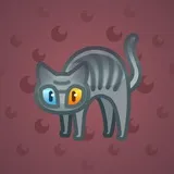 Scared Cat #617 Scared Cat #617