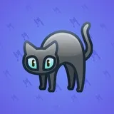 Scared Cat #6198 Scared Cat #6198
