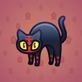 Scared Cat #6304 Scared Cat #6304
