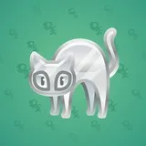 Scared Cat #6416 Scared Cat #6416