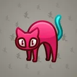 Scared Cat #6423 Scared Cat #6423