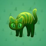 Scared Cat #6466 Scared Cat #6466