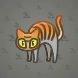 Scared Cat #6509 Scared Cat #6509
