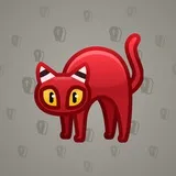 Scared Cat #6553 Scared Cat #6553