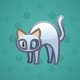 Scared Cat #6554 Scared Cat #6554