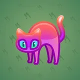 Scared Cat #6566 Scared Cat #6566