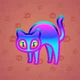 Scared Cat #6652 Scared Cat #6652