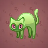 Scared Cat #6672 Scared Cat #6672