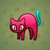 Scared Cat #6727 Scared Cat #6727