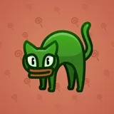 Scared Cat #6740