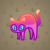 Scared Cat #6874 Scared Cat #6874
