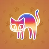Scared Cat #7072