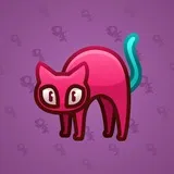 Scared Cat #7089 Scared Cat #7089
