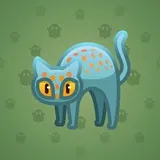 Scared Cat #7201 Scared Cat #7201