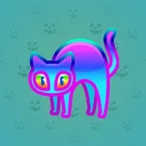 Scared Cat #7227 Scared Cat #7227