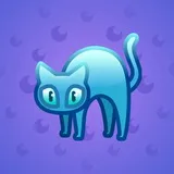 Scared Cat #7245 Scared Cat #7245