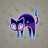 Scared Cat #7255 Scared Cat #7255