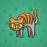 Scared Cat #7325 Scared Cat #7325