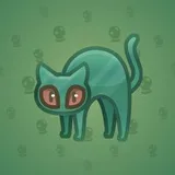 Scared Cat #7328 Scared Cat #7328