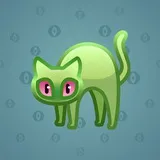 Scared Cat #7333 Scared Cat #7333
