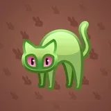 Scared Cat #7347 Scared Cat #7347