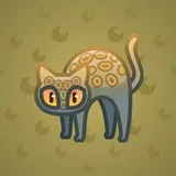 Scared Cat #7356 Scared Cat #7356