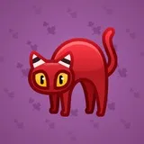 Scared Cat #7450 Scared Cat #7450