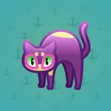 Scared Cat #7474