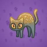 Scared Cat #7550 Scared Cat #7550