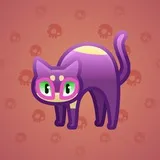Scared Cat #7603 Scared Cat #7603