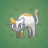 Scared Cat #7605 Scared Cat #7605