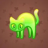 Scared Cat #7609 Scared Cat #7609
