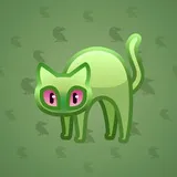 Scared Cat #7637