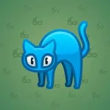 Scared Cat #7688 Scared Cat #7688