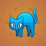 Scared Cat #7693 Scared Cat #7693
