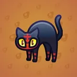 Scared Cat #7712 Scared Cat #7712