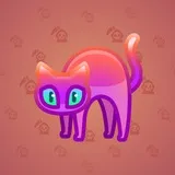 Scared Cat #7715