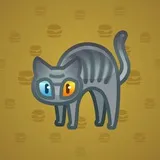 Scared Cat #7733 Scared Cat #7733