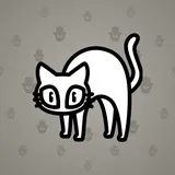Scared Cat #7741 Scared Cat #7741