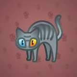 Scared Cat #7752